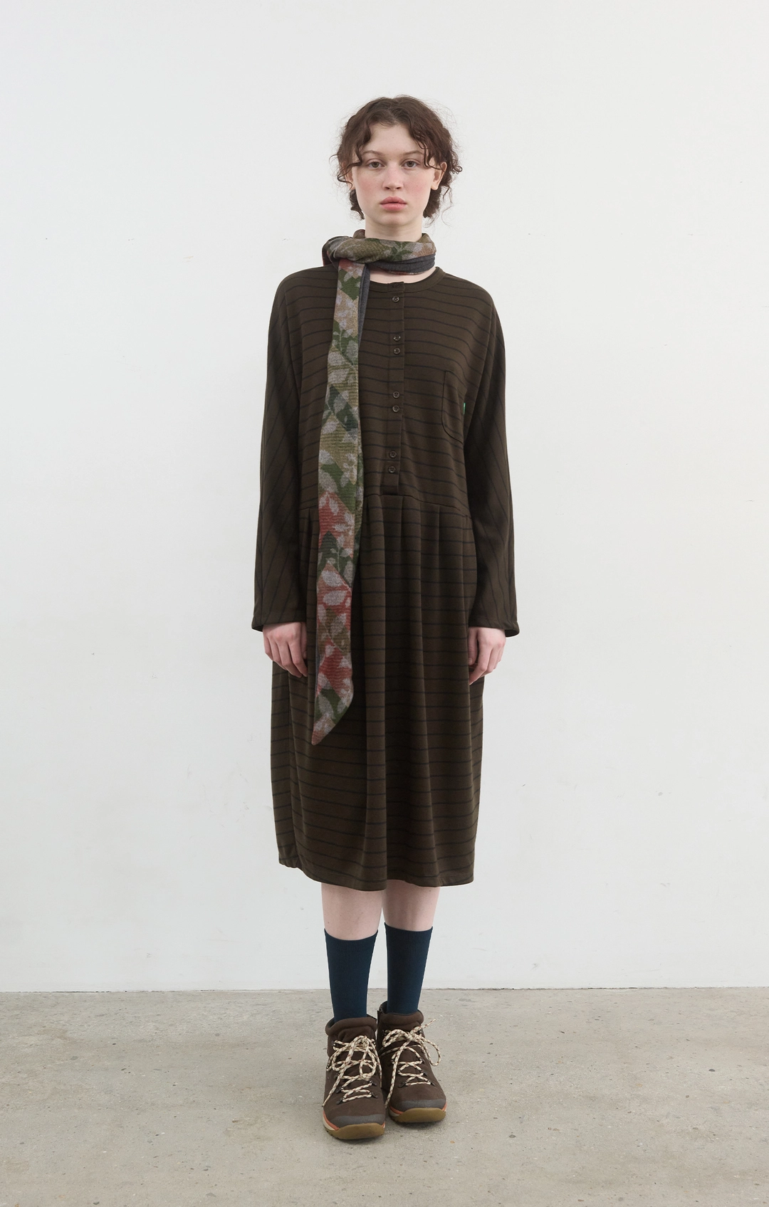 노컨텐츠 417. Marfa Dress_Brown 상품 이미지 1