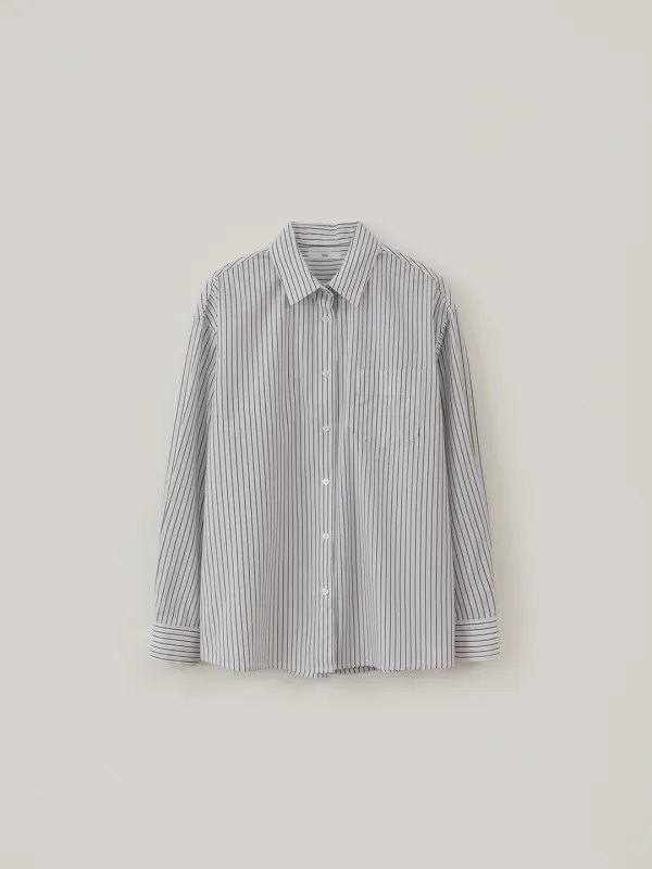 Stripe Pole Shirt - White
