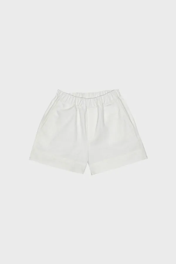 5th) stitch shorts (white)
