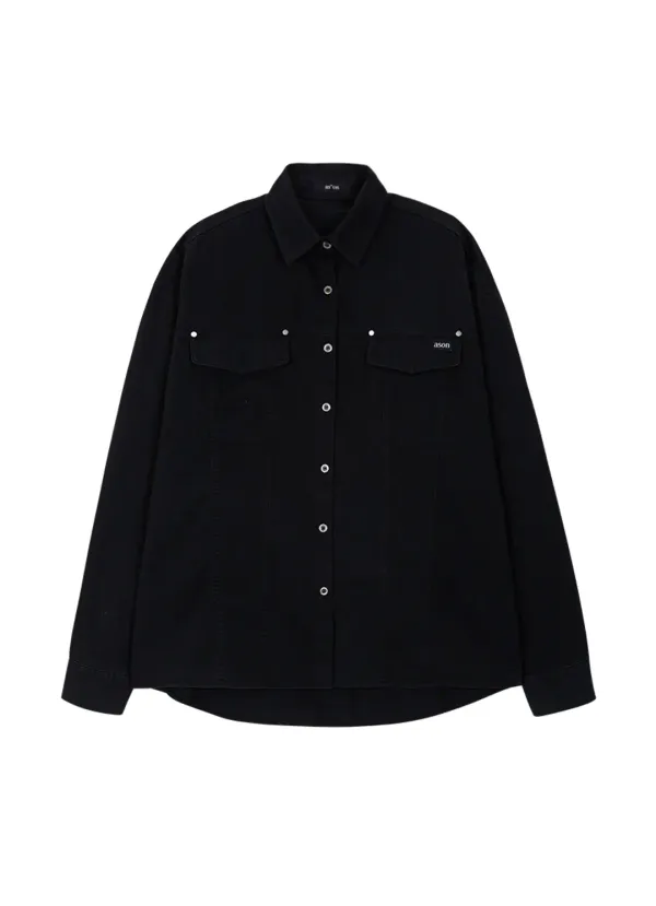 URBAN COTTON SHIRT / BLACK