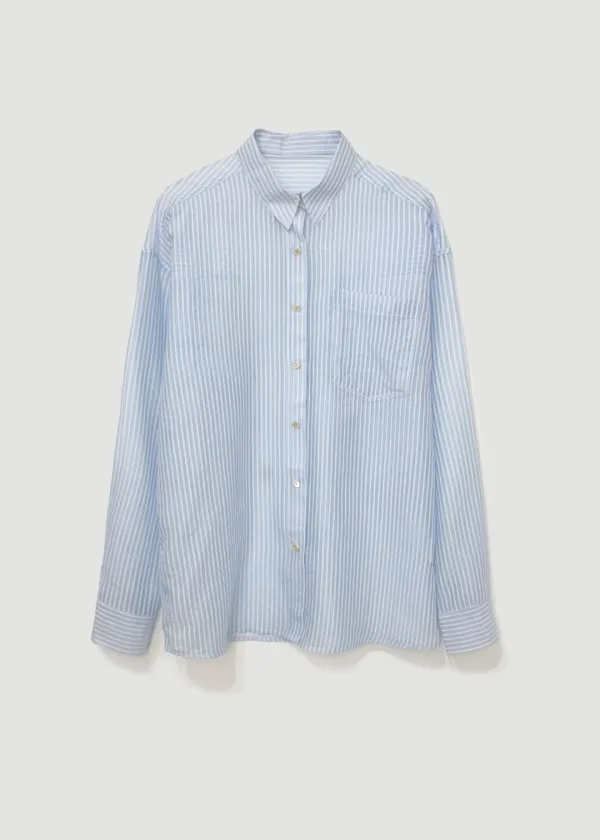 Light stripe shirt (스카이블루)