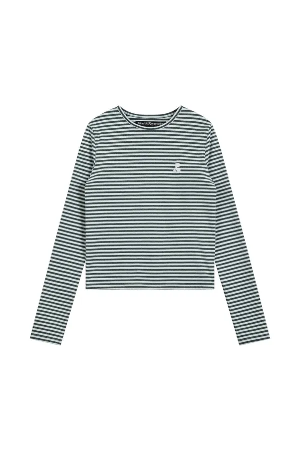 STRIPE LONG SLEEVE - SKY BLUE