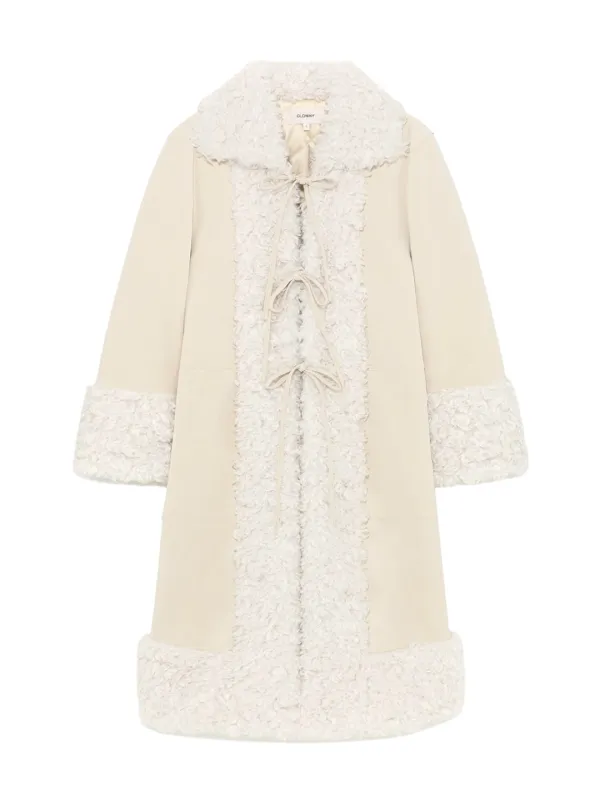 OLSEN FUR COAT (IVORY)