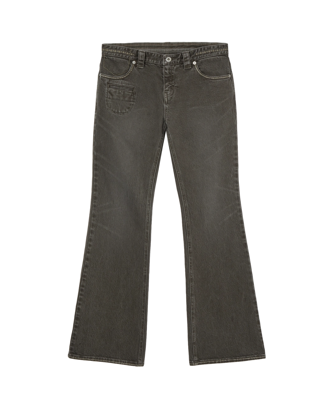 에이이에이이 VINTAGE BOOTCUT DENIM PANTS [KHAKI] 상품 이미지 1