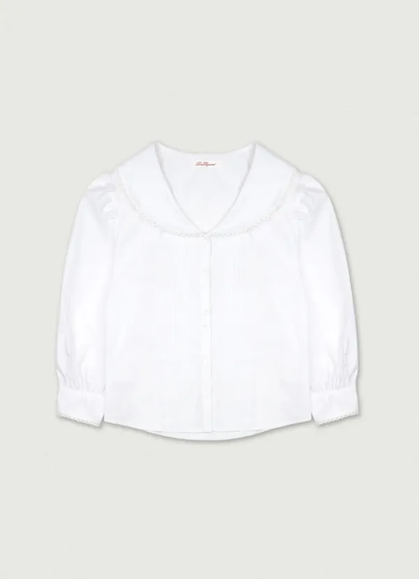 2nd/ Miu Shawl Collar Blouse [ivory]