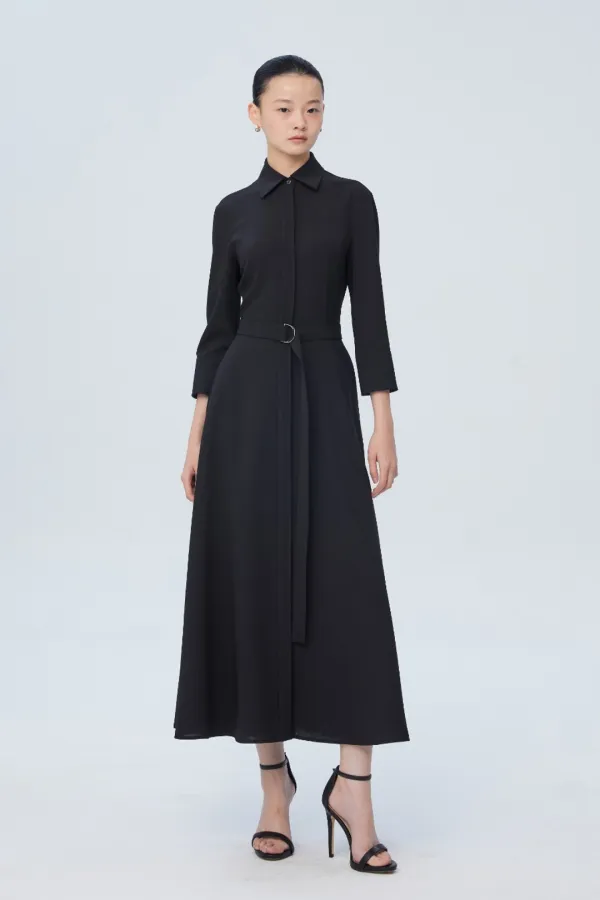 FLARE SHIRTS DRESS