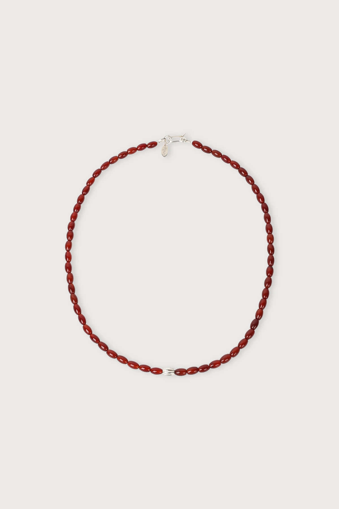 BEADS SILVER DOT NECKLACE