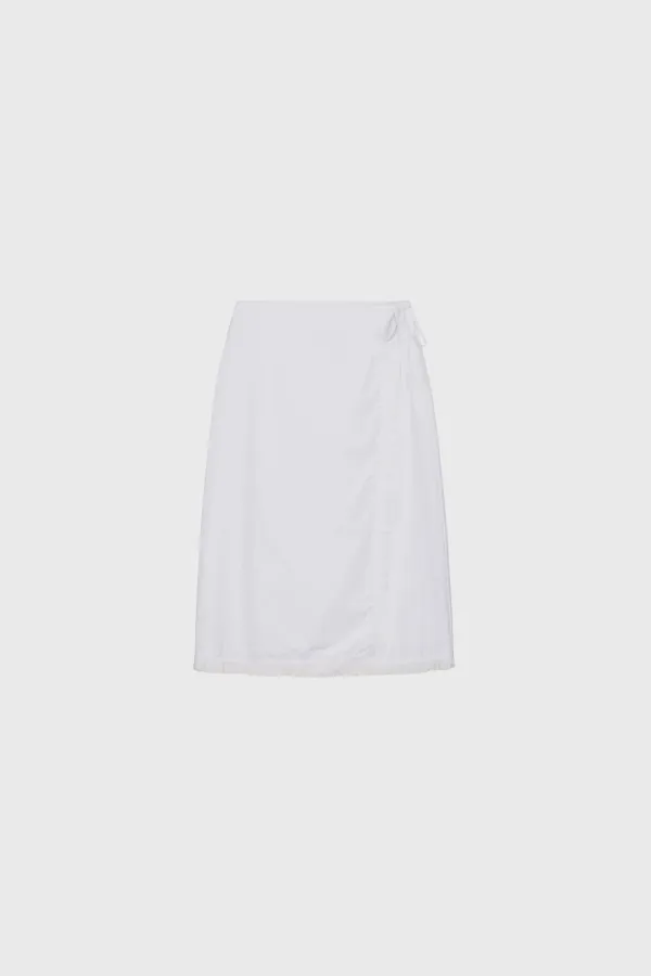 Plain wrap skirt