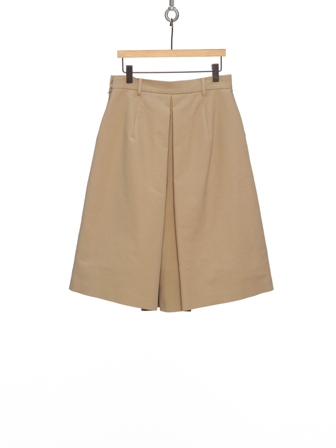 푸쉬버튼 SS26 BEIGE PLEATED A-LINE BERMUDA PANTS 상품 이미지 3