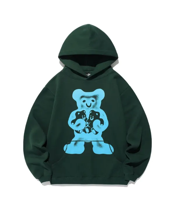 3 gummy bears hoodie[green]