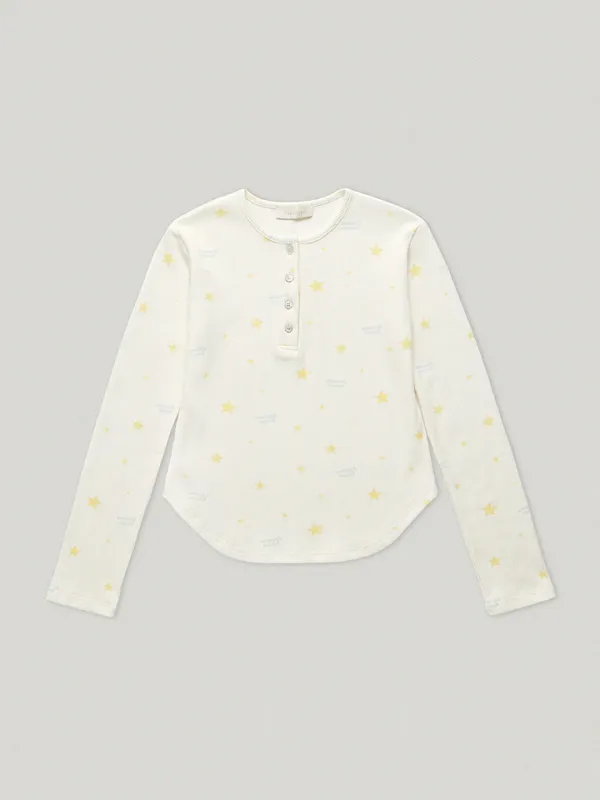 Whispering Logo Waffle Tee (2nd)