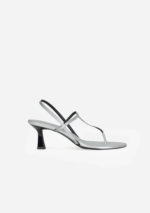 Row T sandals - 실버