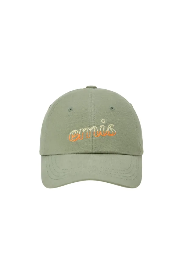 CHAIN STITCH BALL CAP-OLIVE