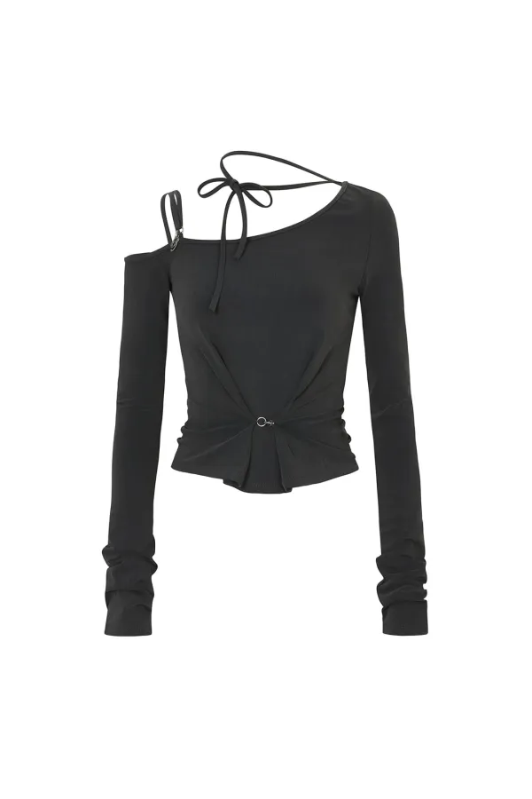 RUBY HOOK LONG SLEEVE charcoal