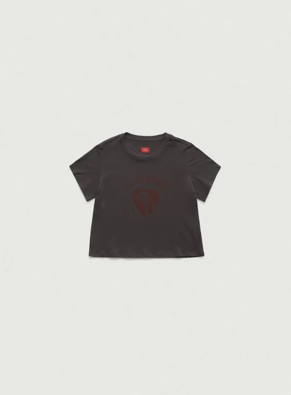 Heart Graphic T-Shirt_Charcoal