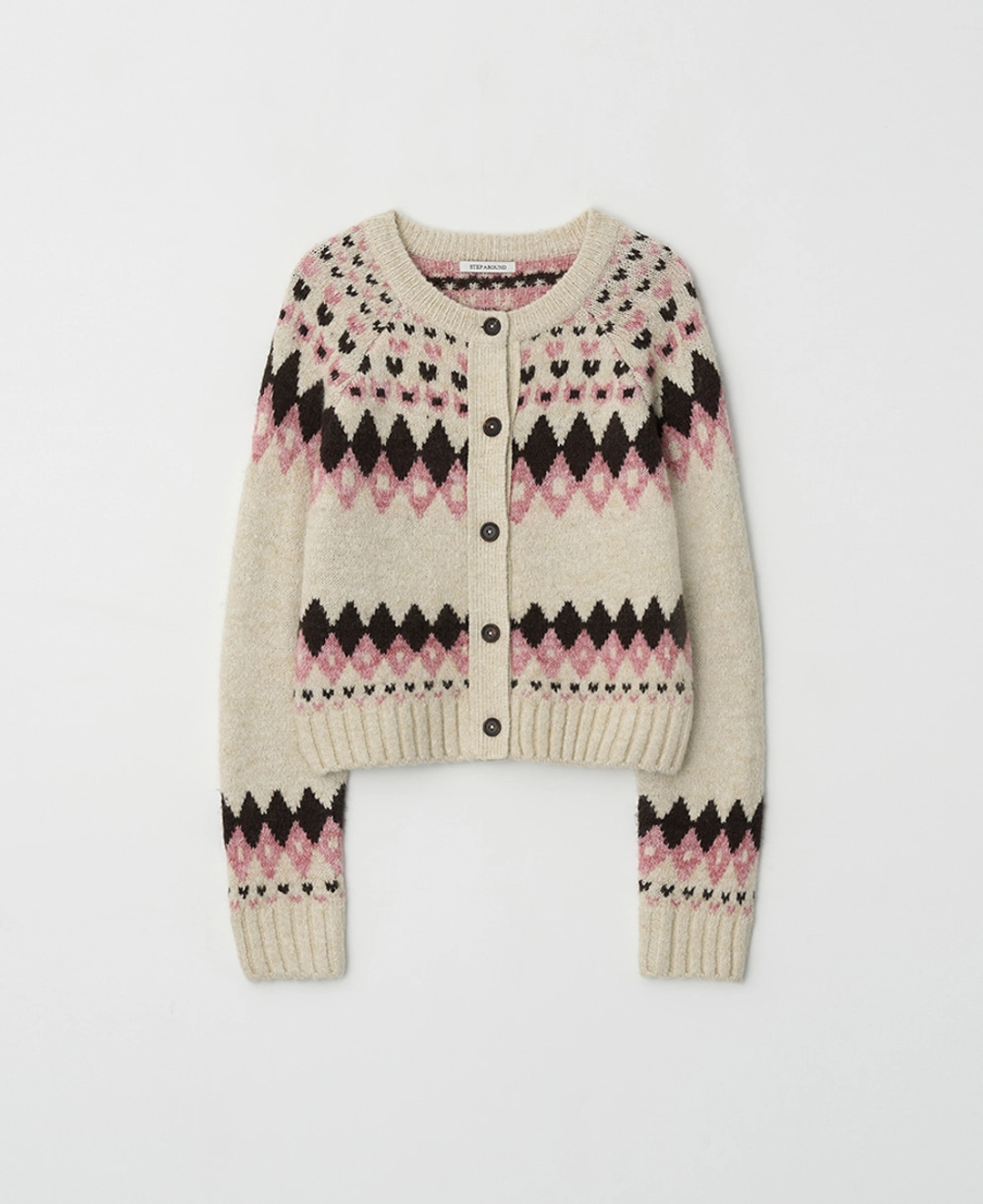 스텝어라운드 Nordic Classic Wool Cardigan_IVORY 상품 이미지 1