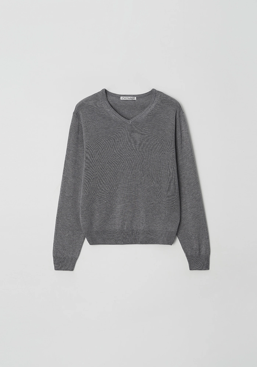 이브세이지 Regular fit v-neck knit (Grey) 상품 이미지 1
