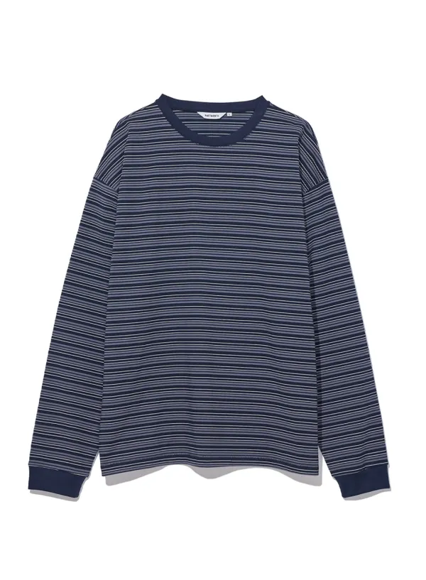 Multi Stripe Long Sleeve_Blue