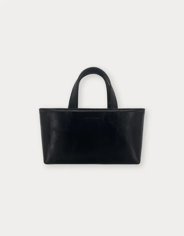 Half Mini Toast Bag - Black