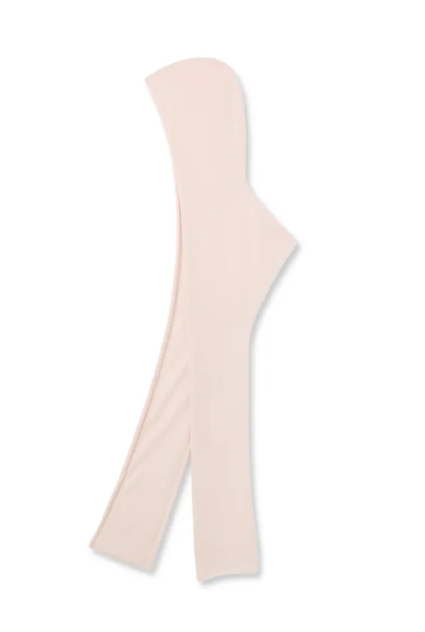 WOOL BLEND HOODDED SCARF (LIGHT PINK)