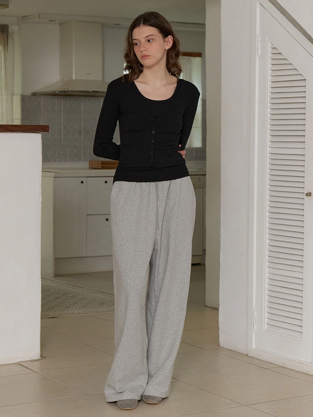 리엘 Roam sweat pants (gray) 상품 이미지 2