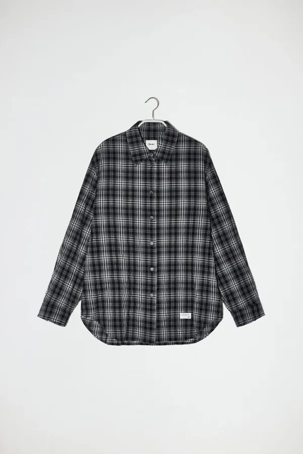 STANDARD CHECK SHIRT - NAVY