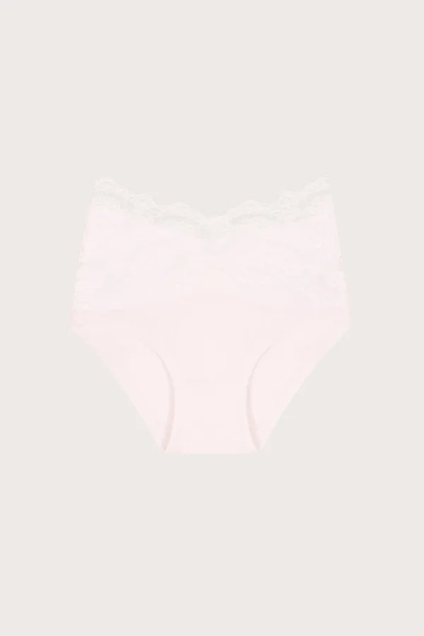 Cream donuts Lace Panty, Pink