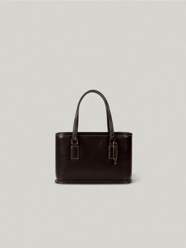 Mini Borough Bag Marron - stitch미니 버로우백 - 스티치