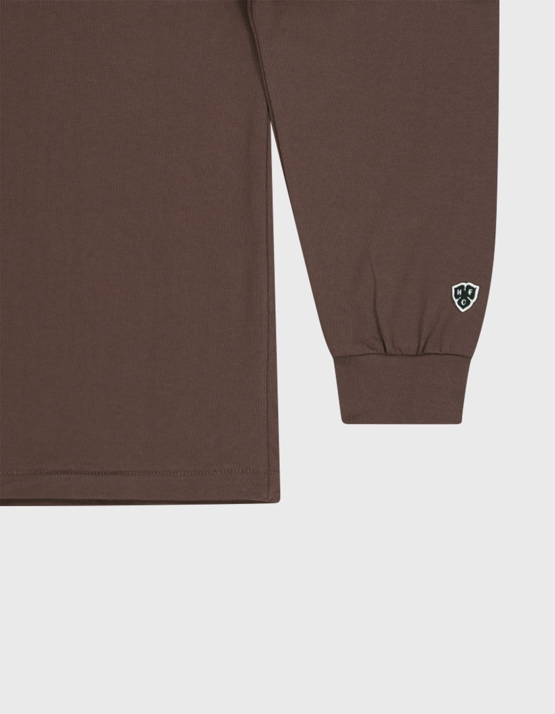 헤리티지플로스 CREST 20S COMPACT YARN LONG SLEEVE / Brown 상품 이미지 3