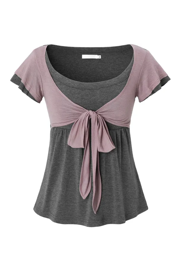 Soft ribbon top