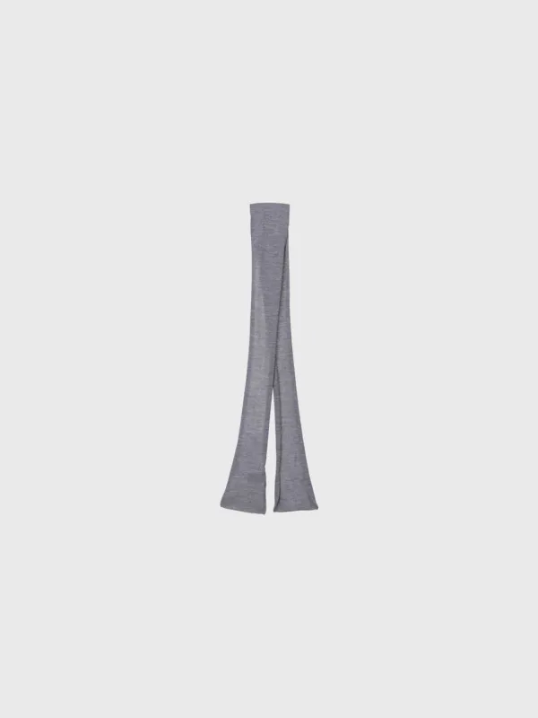 Wool Muffler (Melange Gray / Olive / Khaki / Navy / Charcoal Gray)