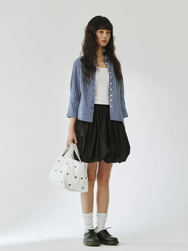 [PLZPROJECT]BALLOON SKIRT, BLACK