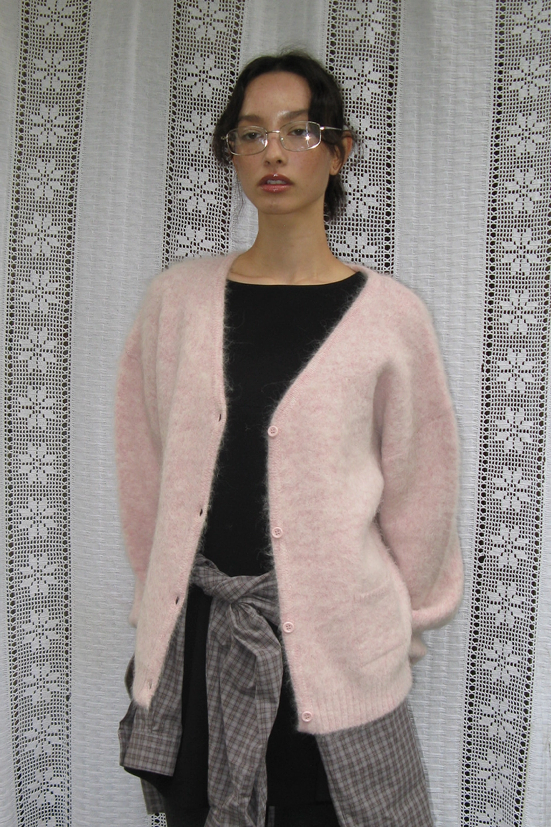위드아웃썸머 Milky angora cardigan_baby pink 상품 이미지 2