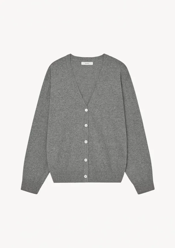 Nicholson V Cardigan in Gray