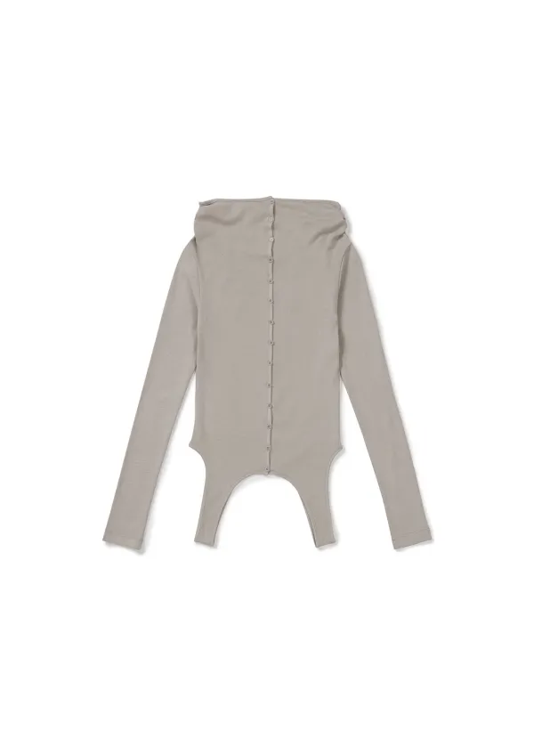 TWO-WAY BUTTON-UP TOP (BEIGE)