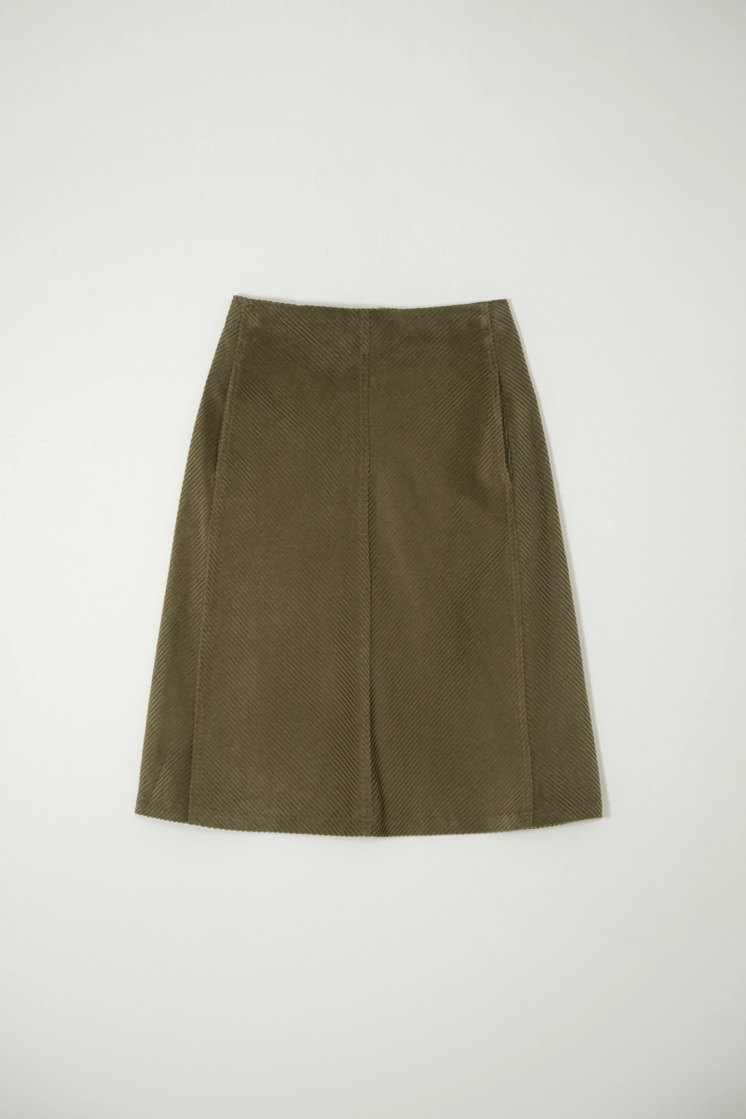 세이지먼트 AMBO CORDUROY FLARE HALF SKIRT_BEIGE 상품 이미지 3