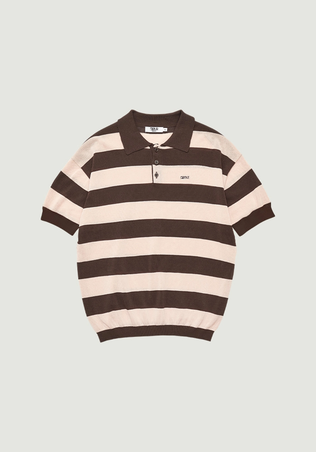 그로브 REEF STRIPE COLLAR KNIT 상품 이미지 1