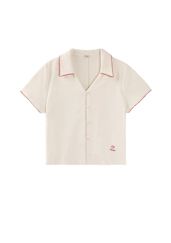 Mused Terry Jersey Shirts - Cream
