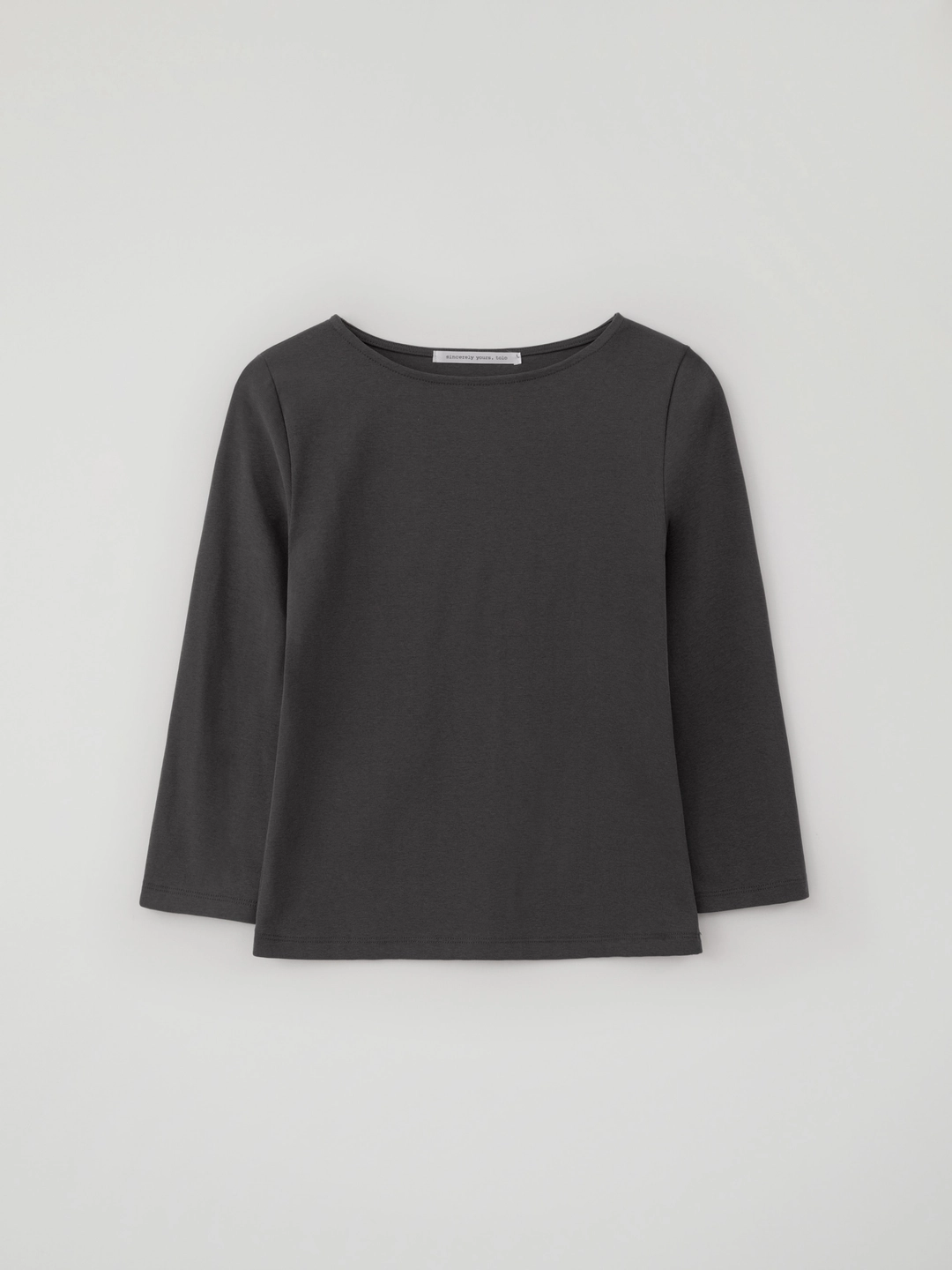 톨로 Boatneck Slim Tee(Charcoal) 상품 이미지 1