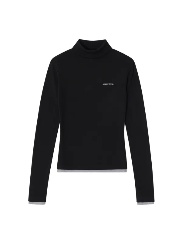 [Last one] LAYERED BASIC TURTLENECK_BLACK