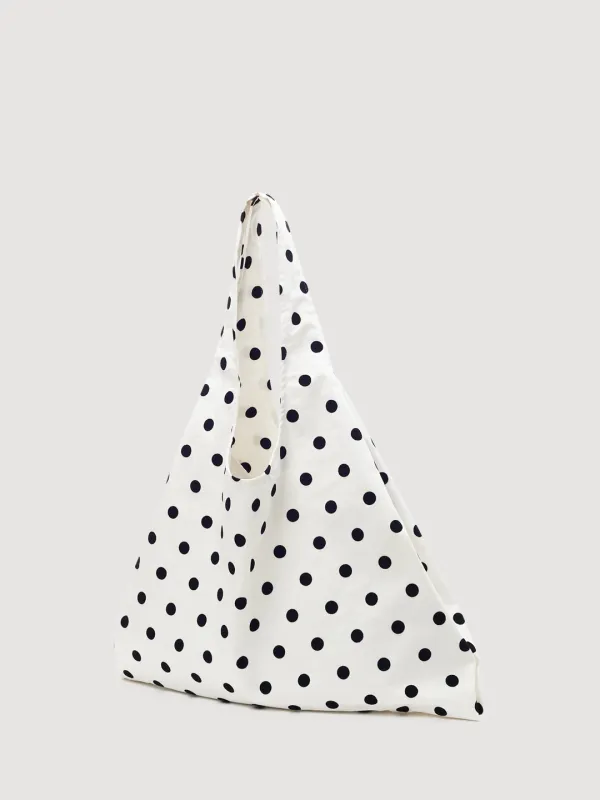 Flower Market Bag - Ivory Dot