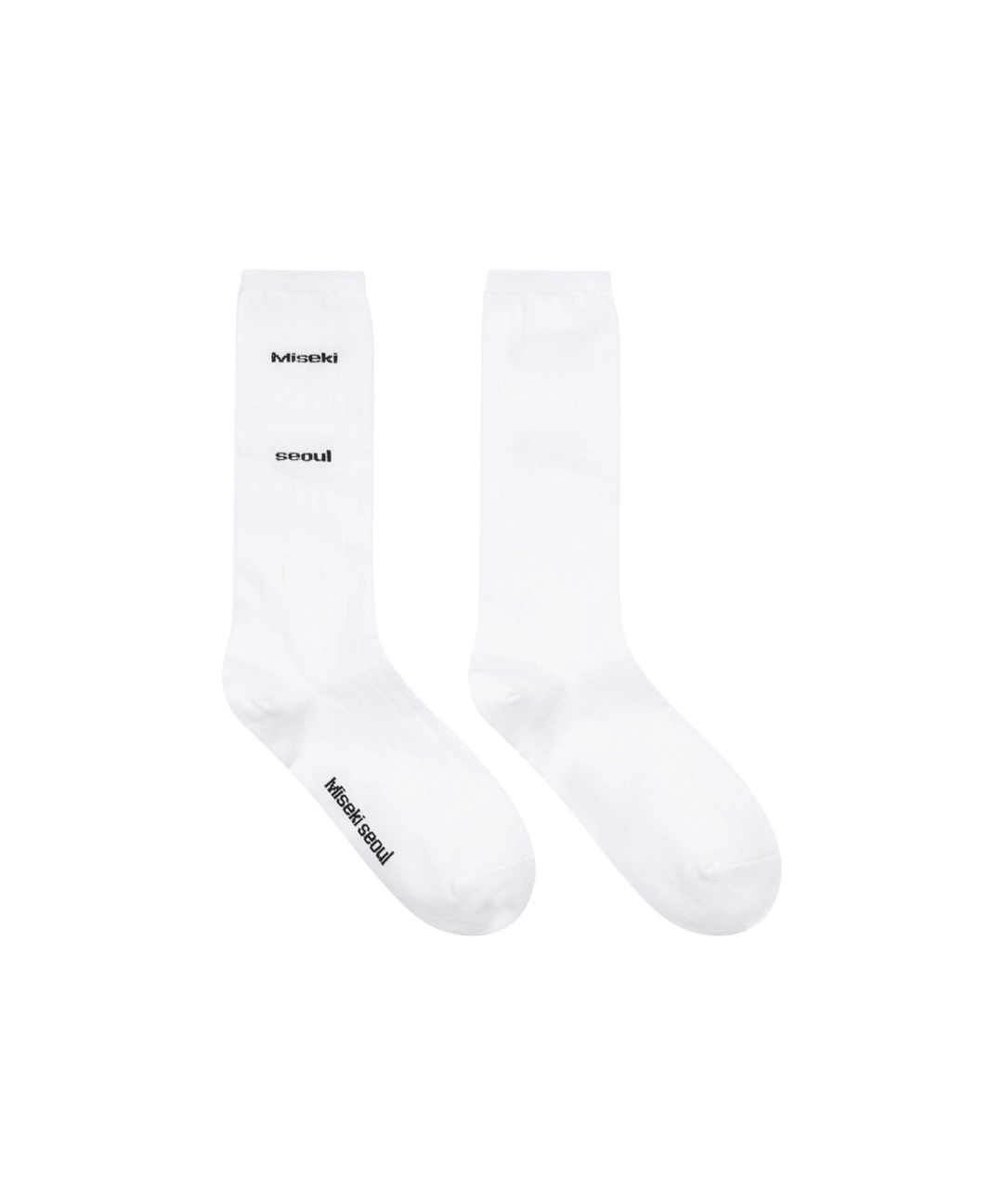 미세키서울 Misekiseoul classic socks WHITE 상품 이미지 3