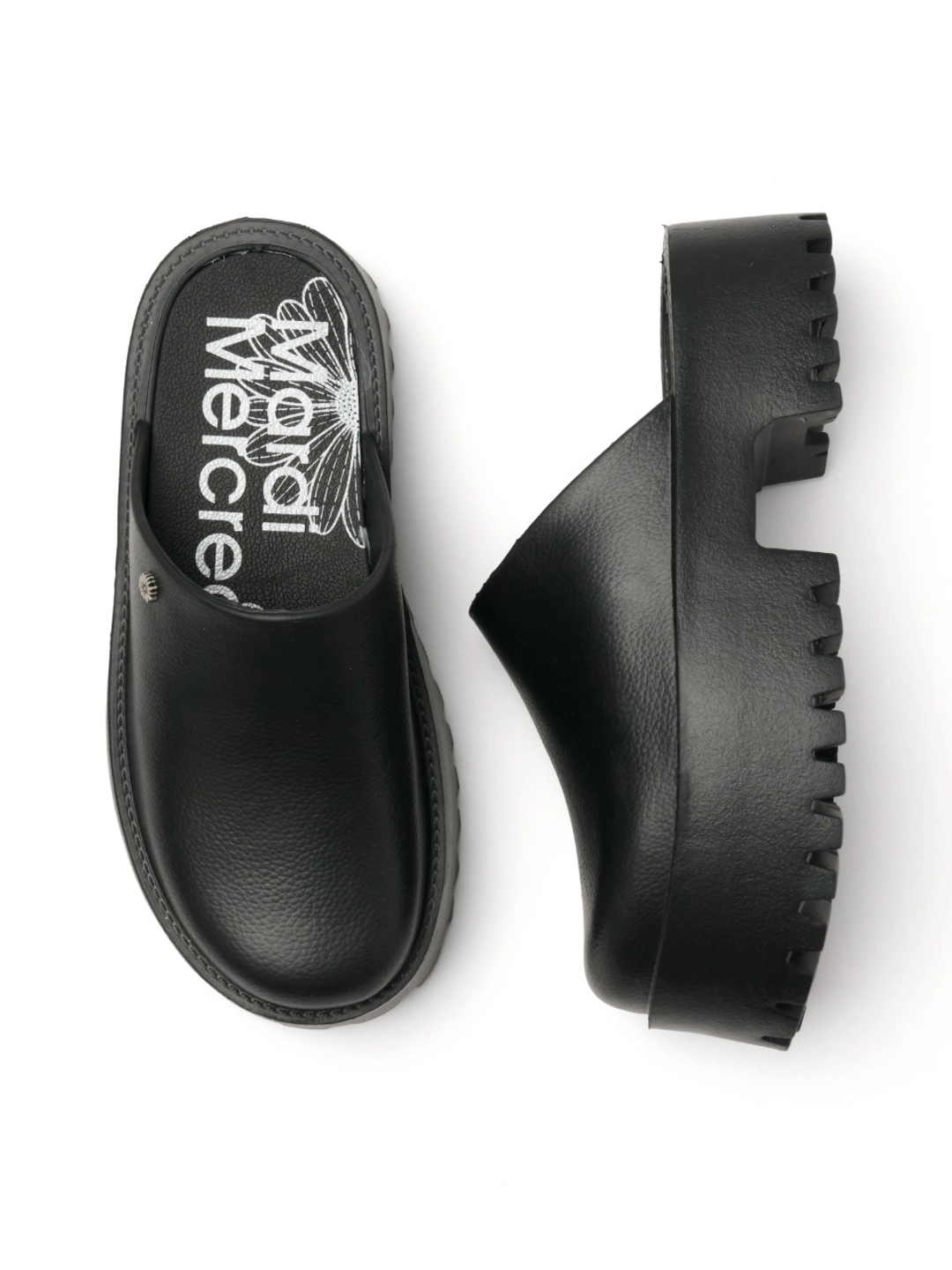 마르디 메크르디 FLOWER RIVET PLATFORM MULE_BLACK 상품 이미지 1