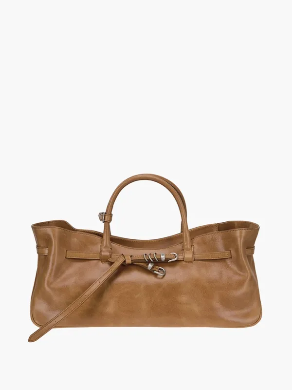 GRANDMA USED BAG_saddle brown pull-up