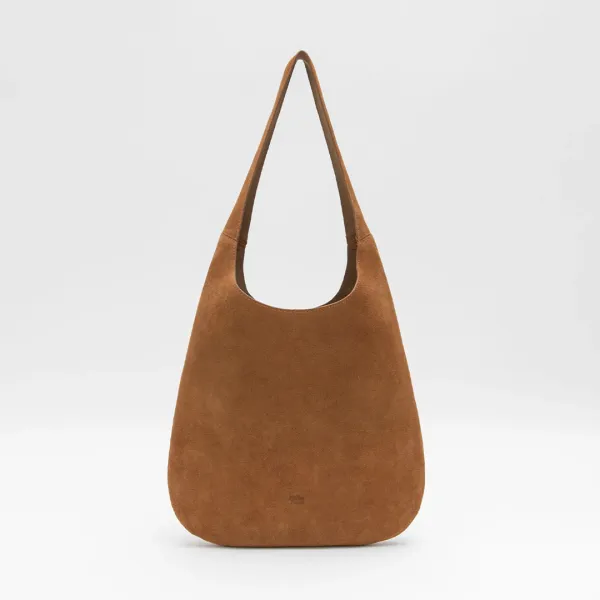 (Z-B-2476)SUEDE ROUND SHOULDER BAG