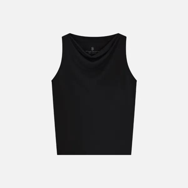SITP5294 카울넥 져지 나시 탑_Black