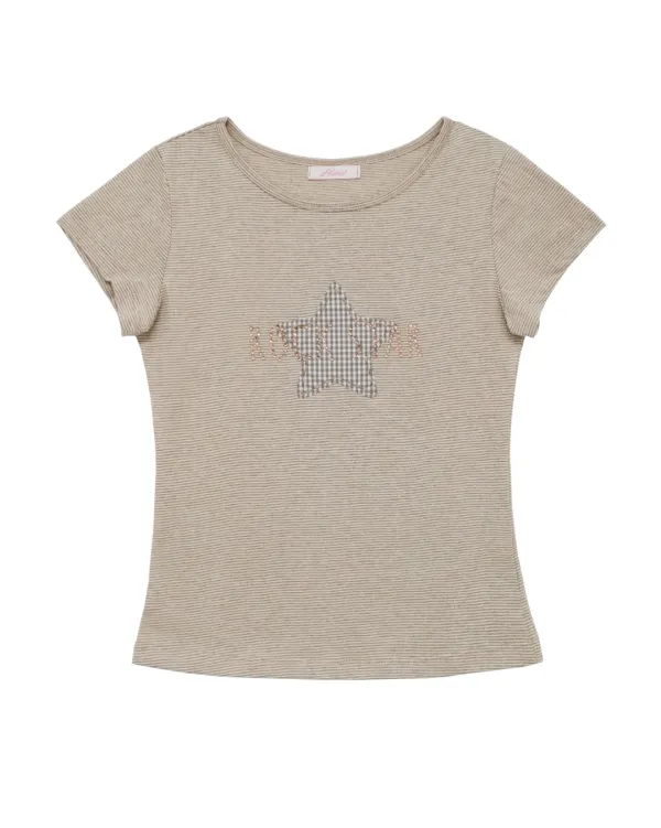 ROCK STAR T-shirt (Beige)