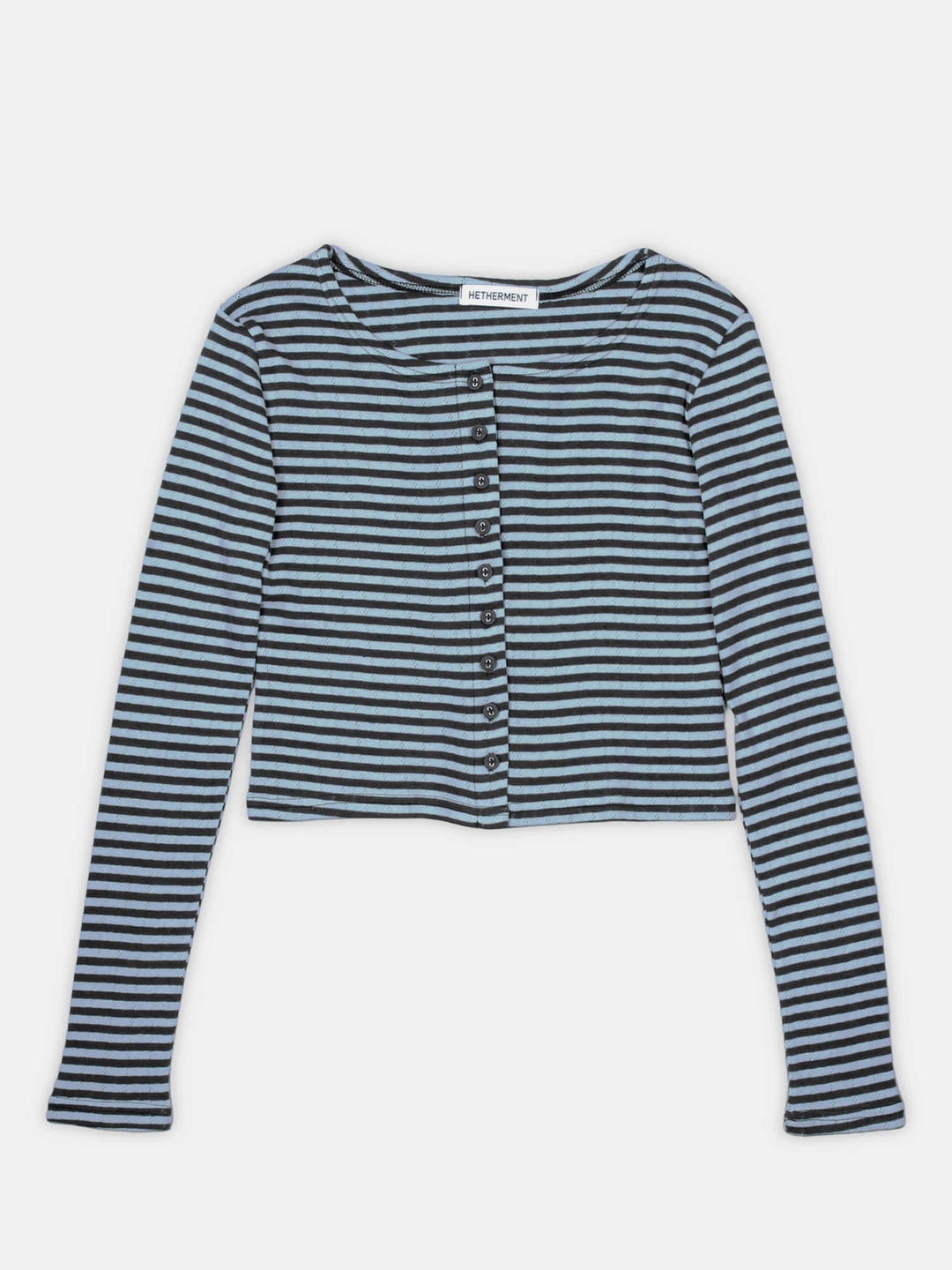 헤더먼트 stripe jersey cardigan (blue) 상품 이미지 1