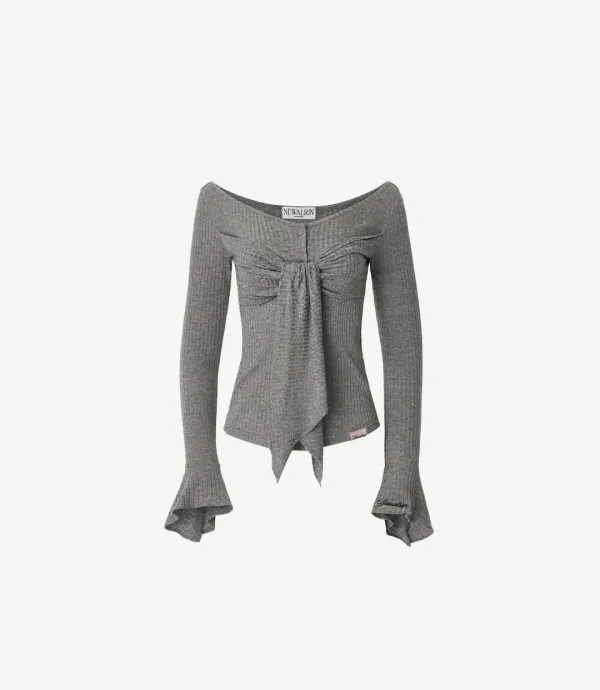 Darling Twist Button Blouse