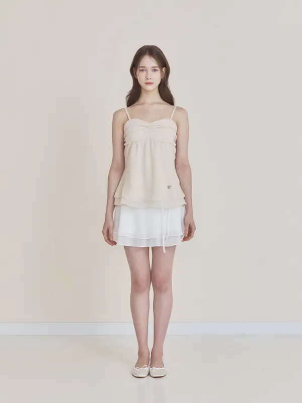 Fairy chiffon top (Beige)